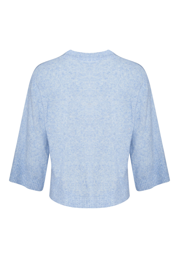 Lind LiAgusta Knit Pullover 5002 Light Blue Melange