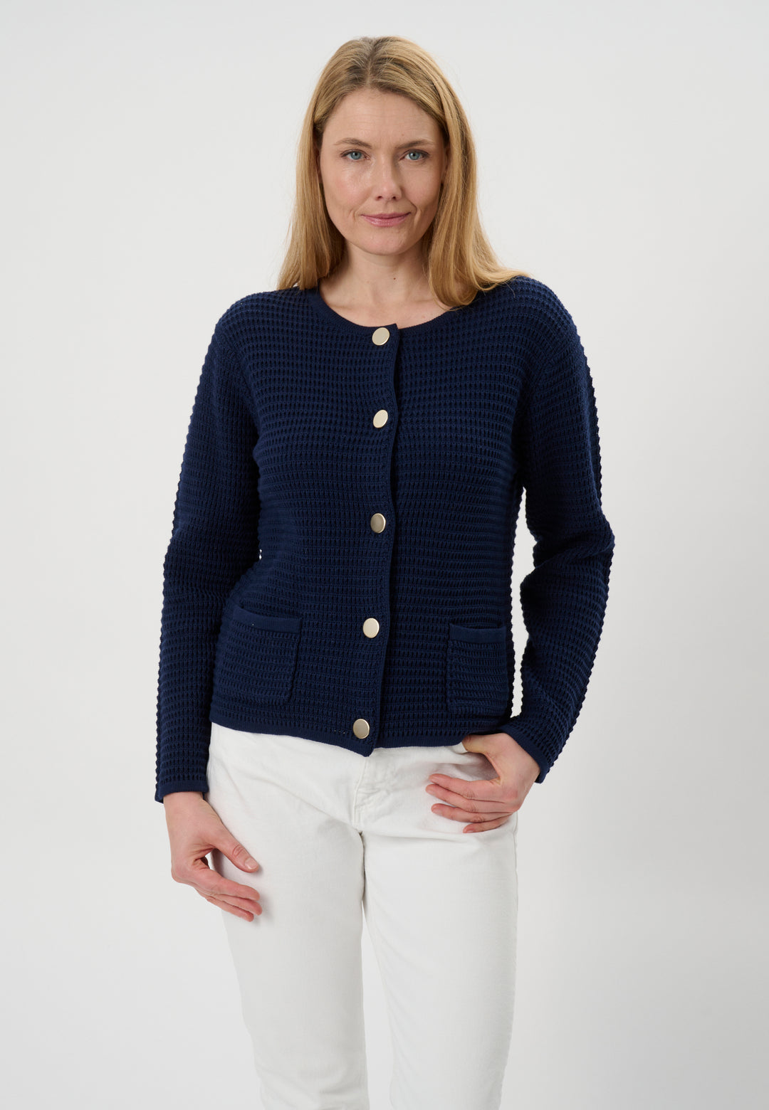 Lind LiAmalie Knit Cardigan 060 Navy