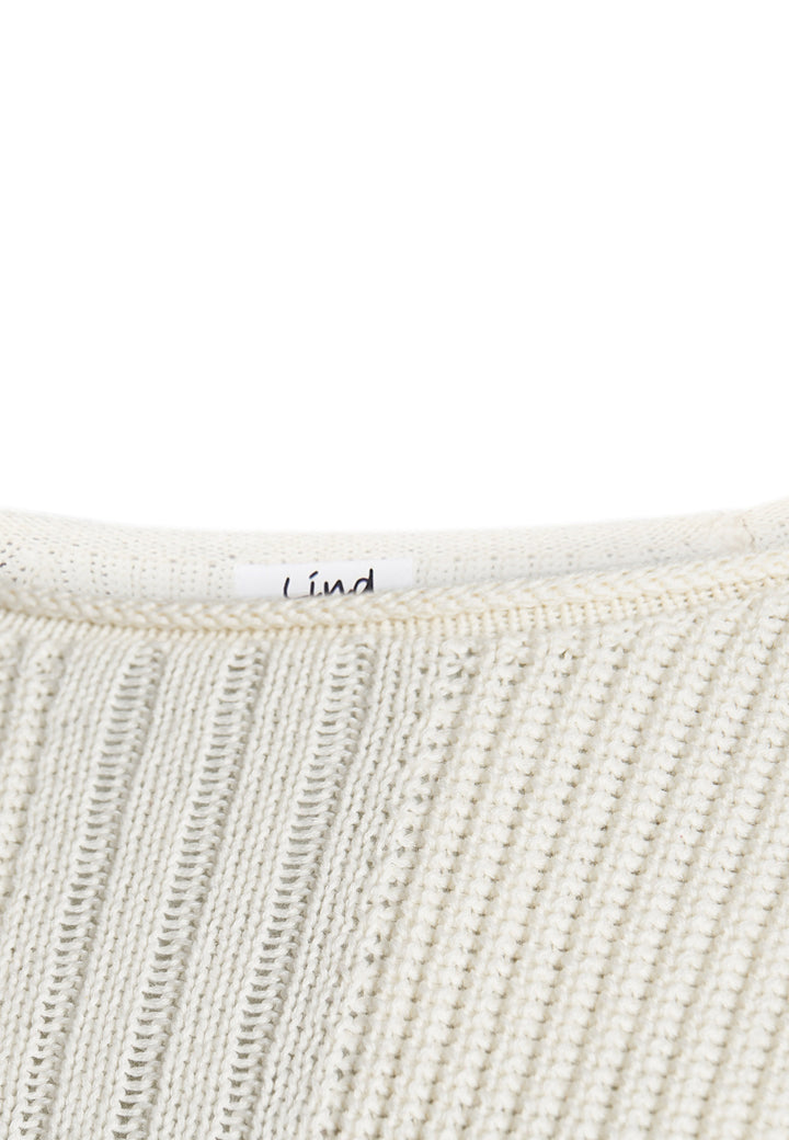 Lind LiBrooklyn Knit Pullover 1000 OFF WHITE