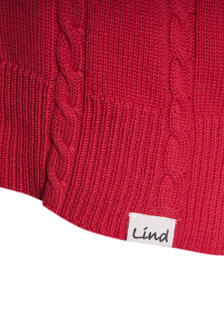 Lind LiBrunhilde Knit Pullover 2480 raspberry red