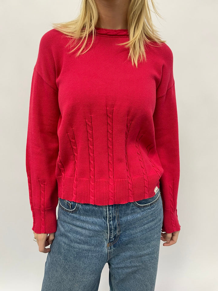 Lind LiBrunhilde Knit Pullover 2480 raspberry red