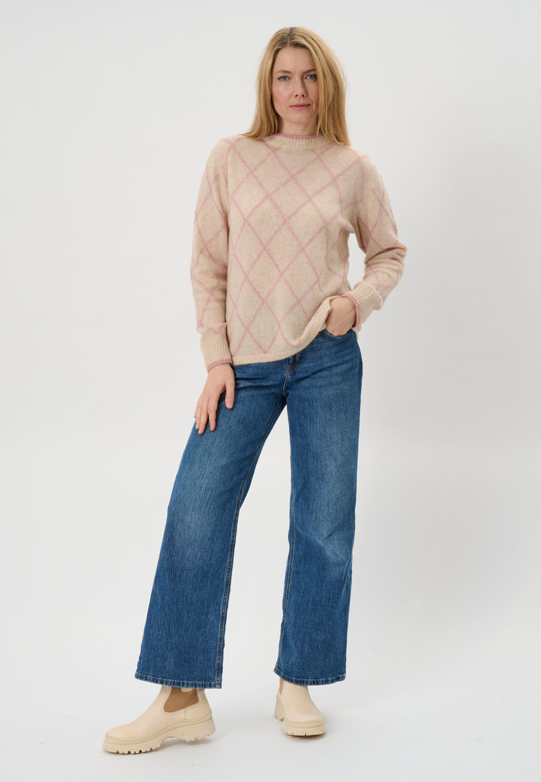 Lind LiCamilla Knit Pullover 2050 Rose Melange