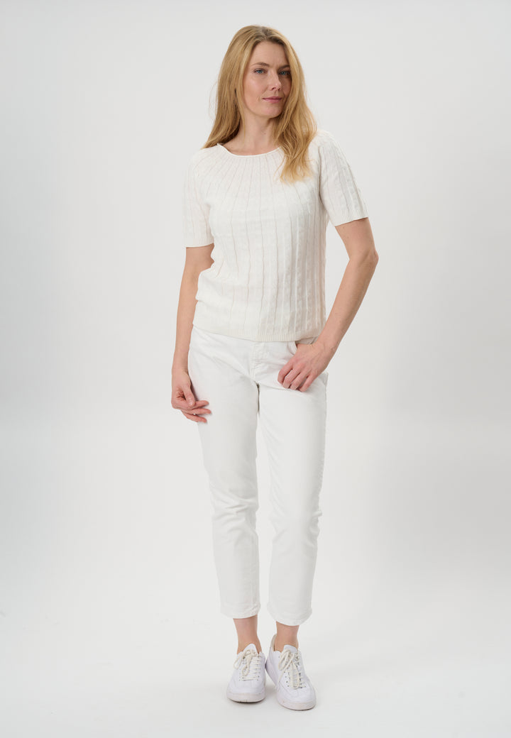 Lind LiCaroline Knit Pullover 1000 OFF WHITE