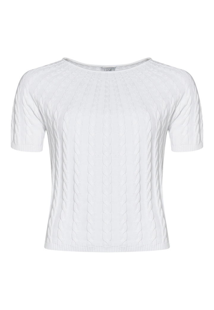 Lind LiCaroline Knit Pullover 1000 OFF WHITE