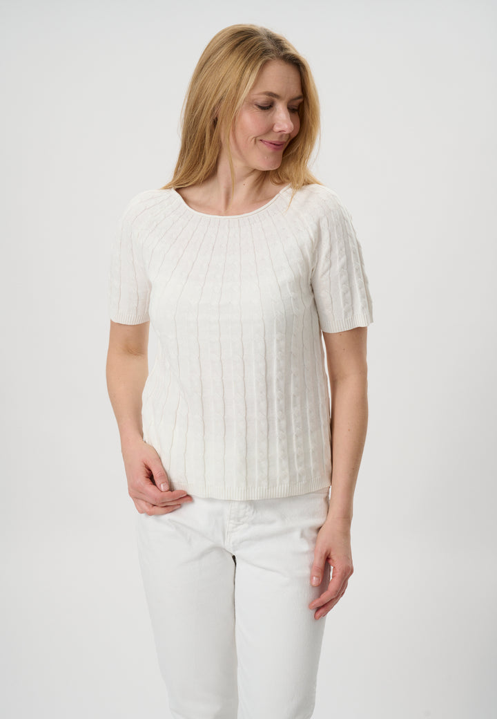 Lind LiCaroline Knit Pullover 1000 OFF WHITE