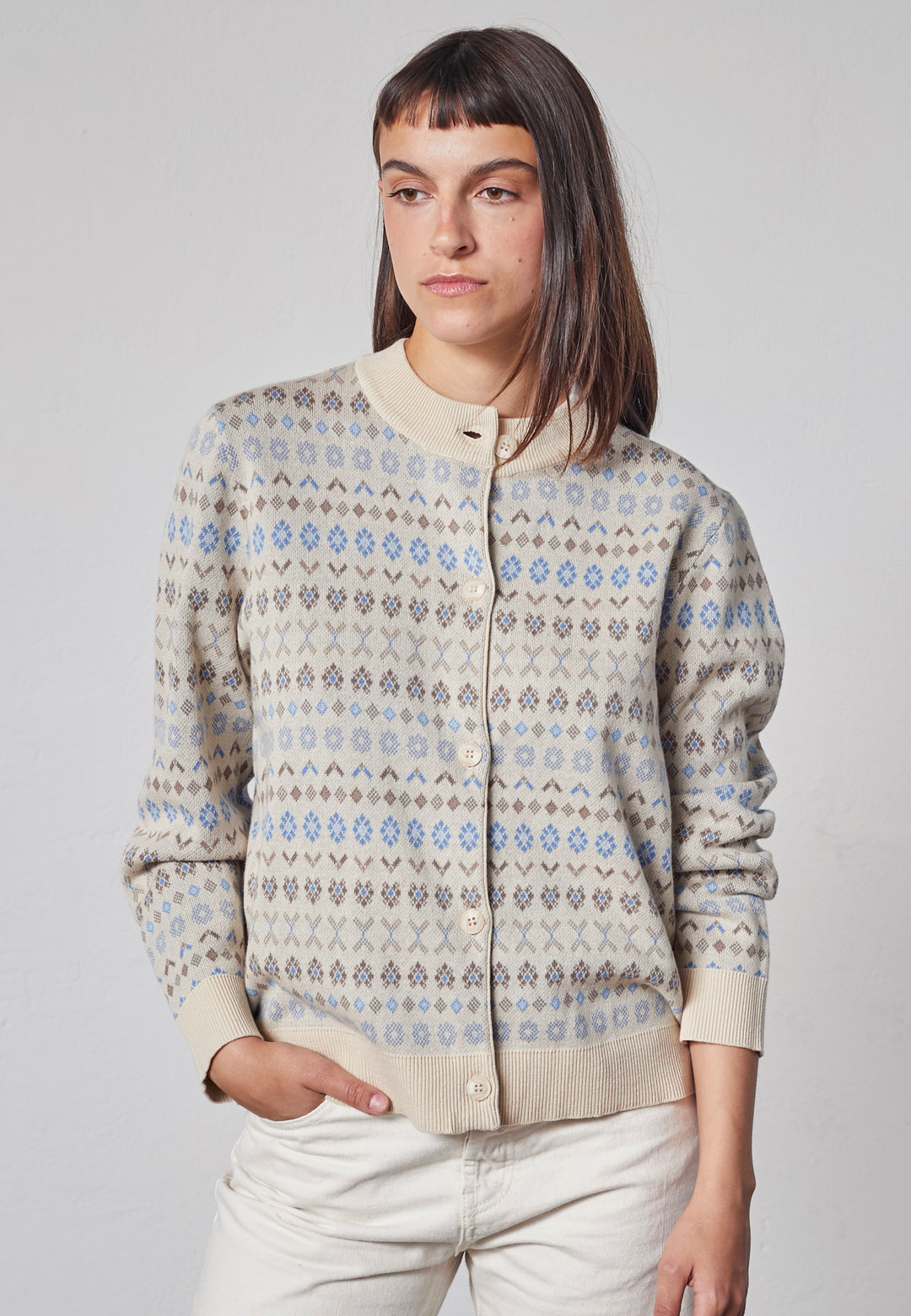 Lind LiClara Knit Cardigan 5450 Sky Blue