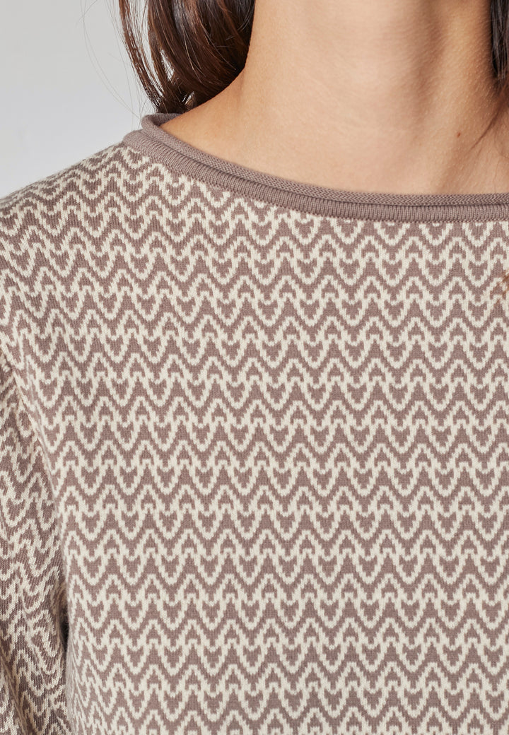 Lind LiCloe Knit Pullover 1500 BROWN