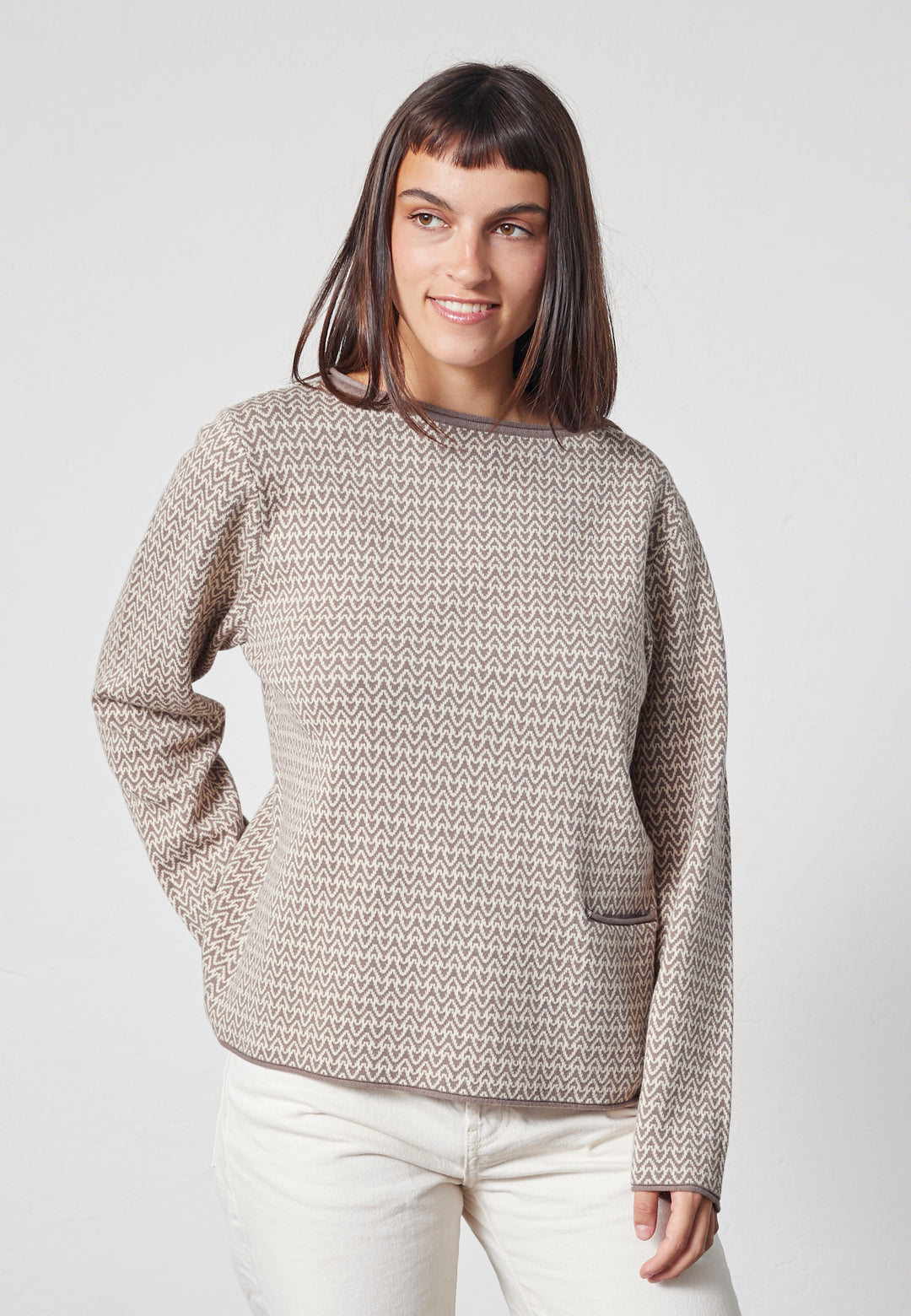 Lind LiCloe Knit Pullover 1500 BROWN