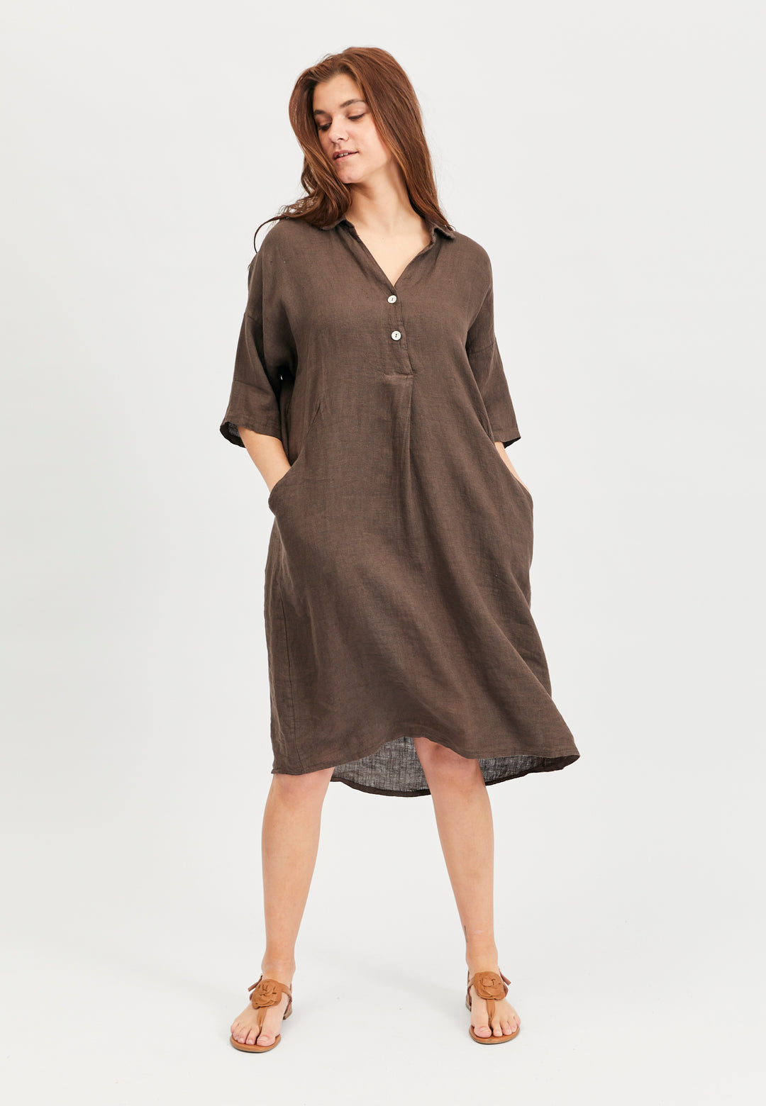 Lind LiDagmar Kjoler 1500 BROWN