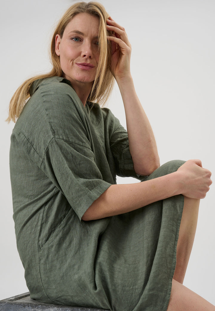 Lind LiDagmar Kjoler 3900 Army Green