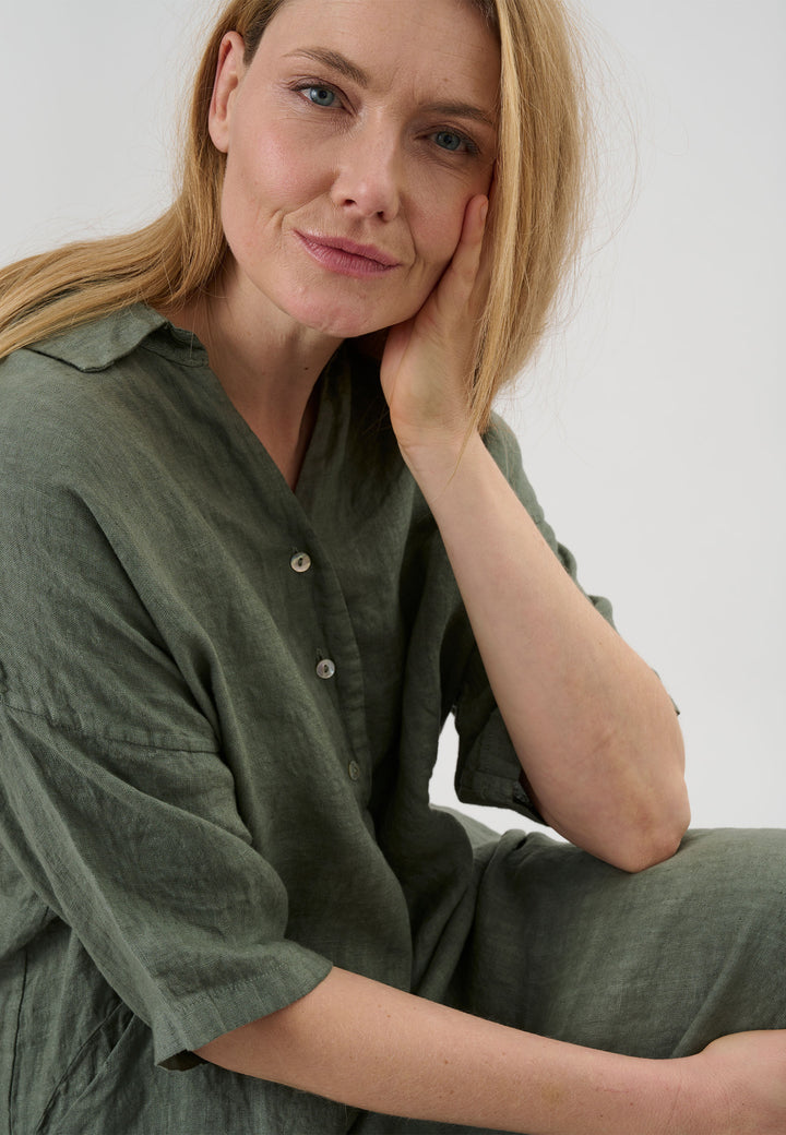 Lind LiDagmar Kjoler 3900 Army Green