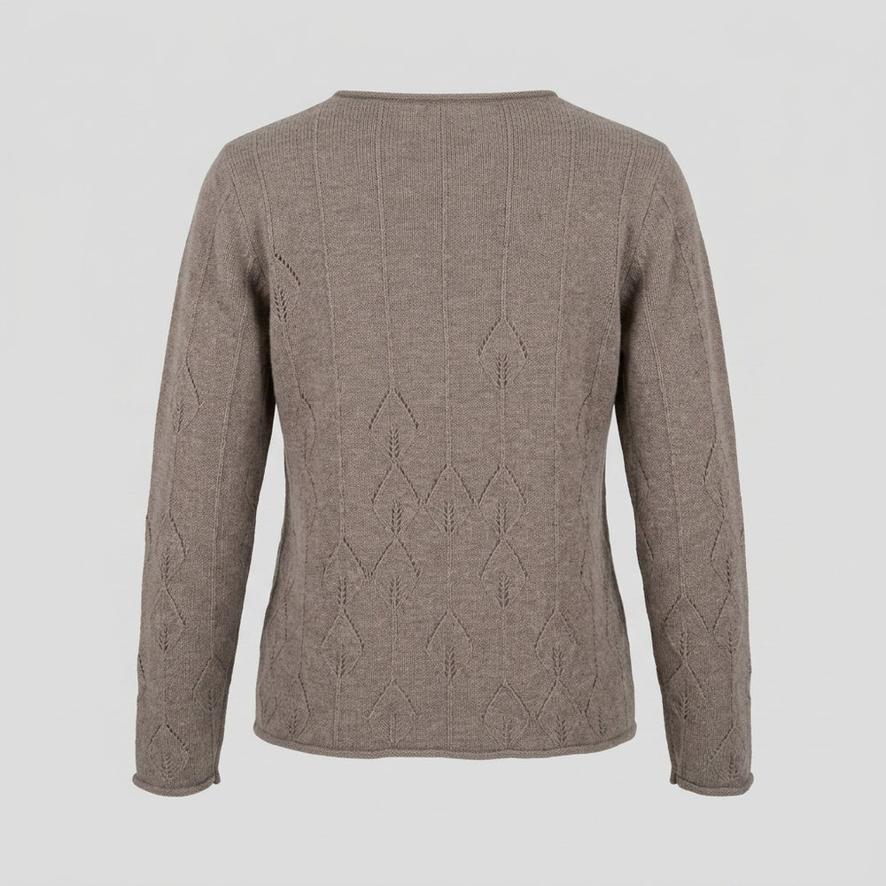 Lind LiDenise Knit Pullover 1300 Taupe