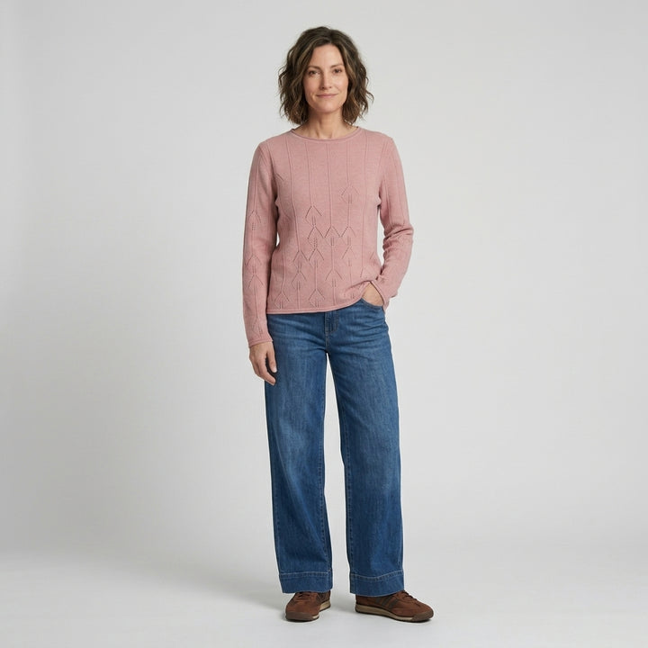 Lind LiDenise Knit Pullover 1809 Rose melange