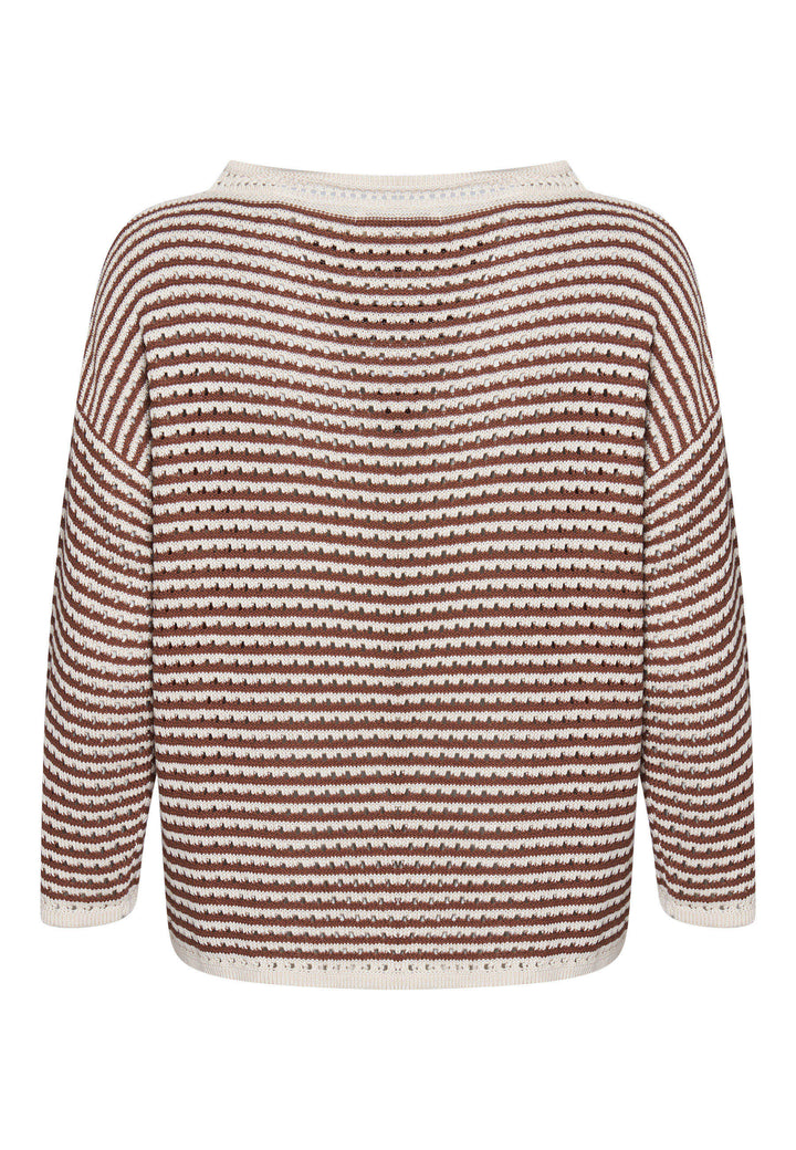 Lind LiDonna Knit Pullover 1500 BROWN