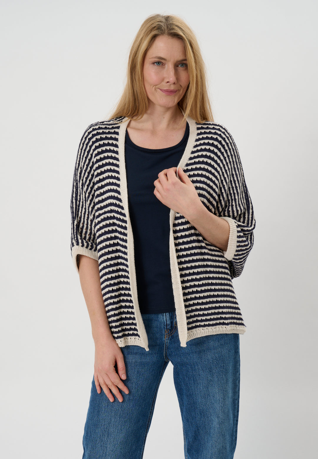 Lind LiDust Knit Cardigan 060 Navy