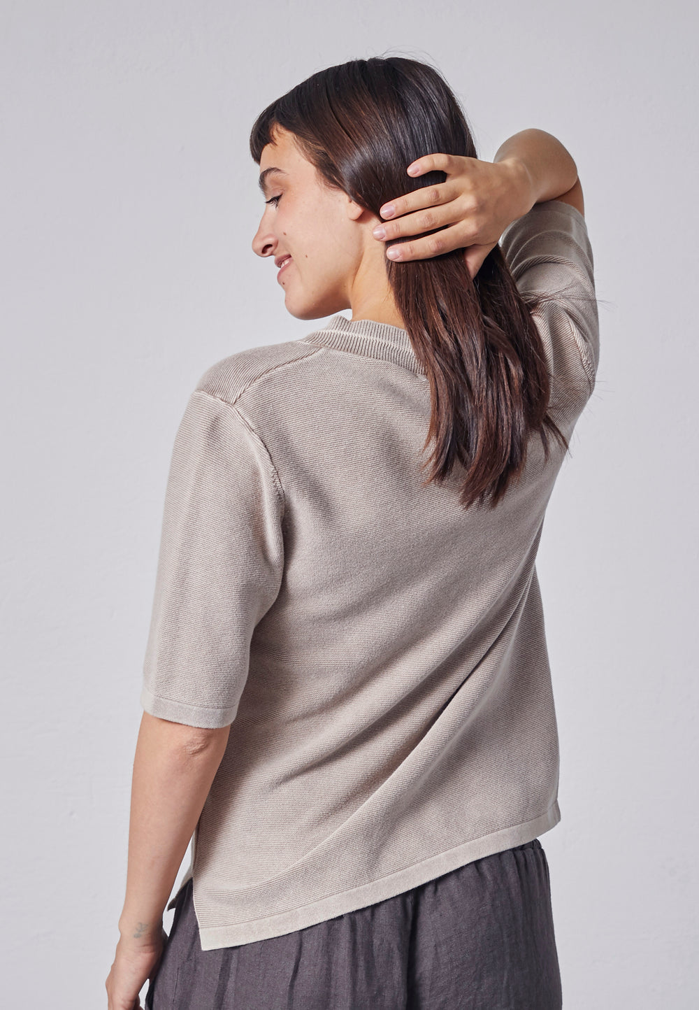 Lind LiESther Knit Pullover 1315 Taupe