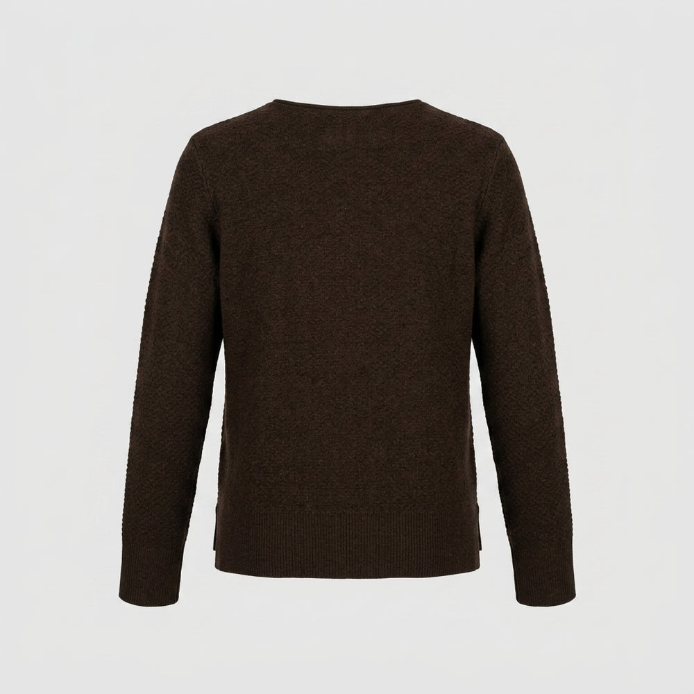 Lind LiEstell Knit Pullover 1500 BROWN