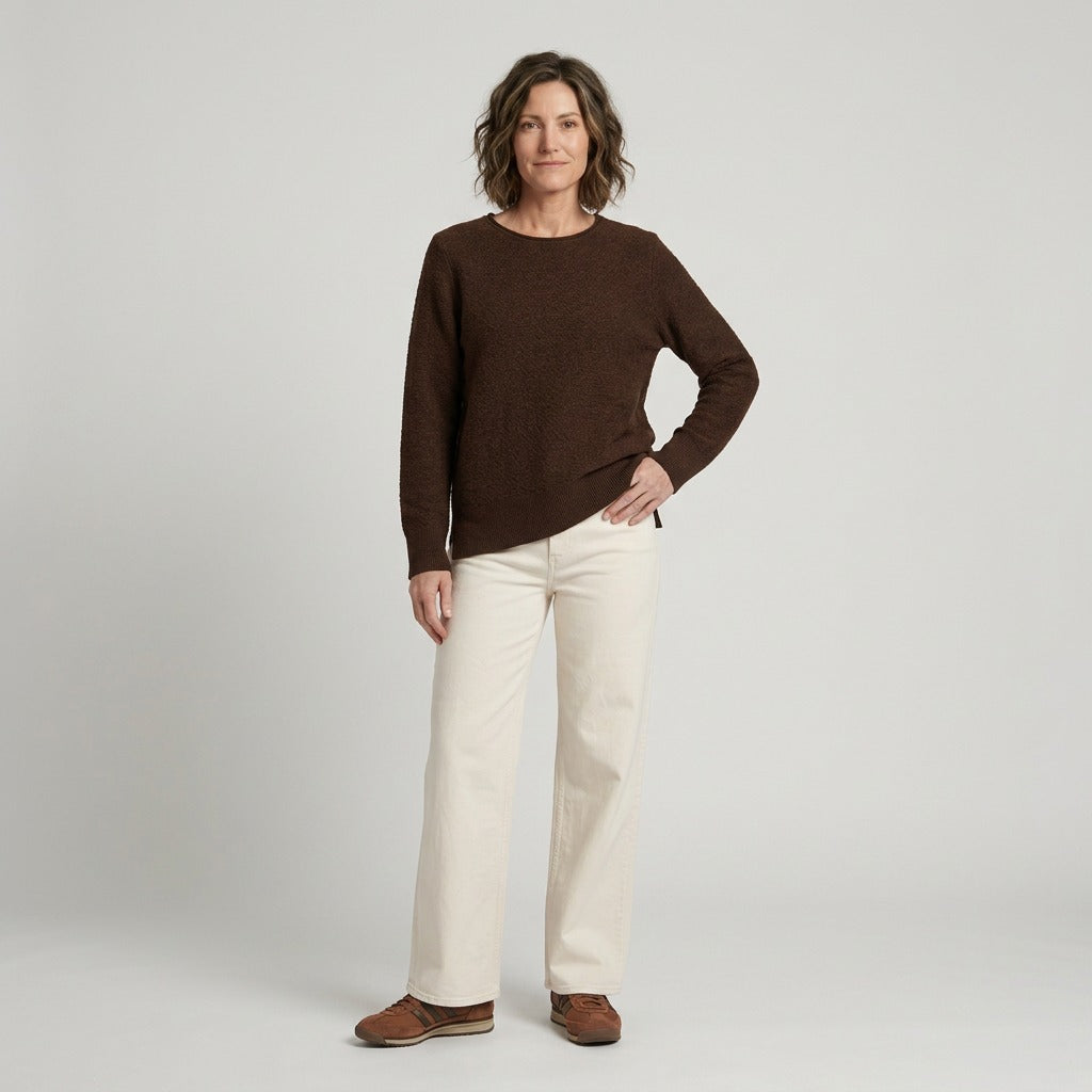 Lind LiEstell Knit Pullover 1500 BROWN