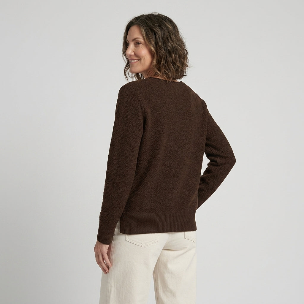 Lind LiEstell Knit Pullover 1500 BROWN