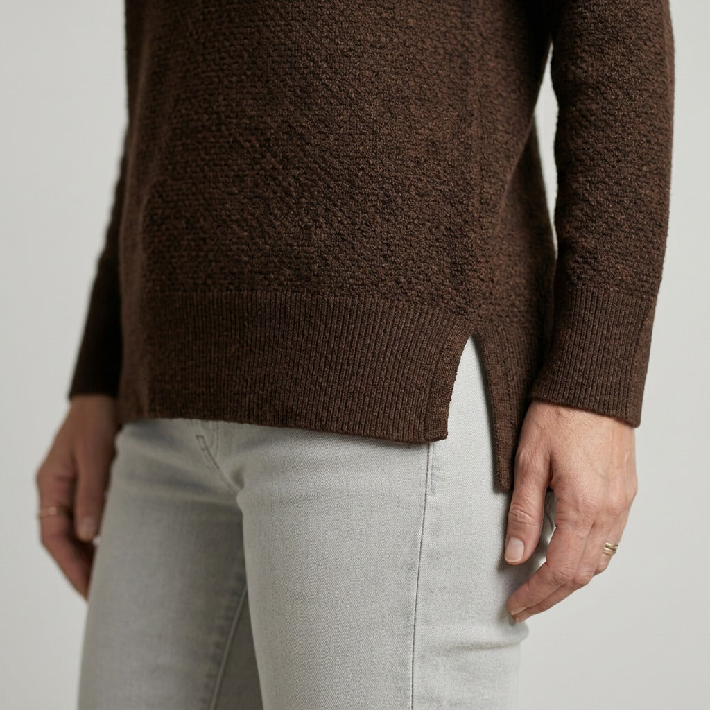 Lind LiEstell Knit Pullover 1500 BROWN