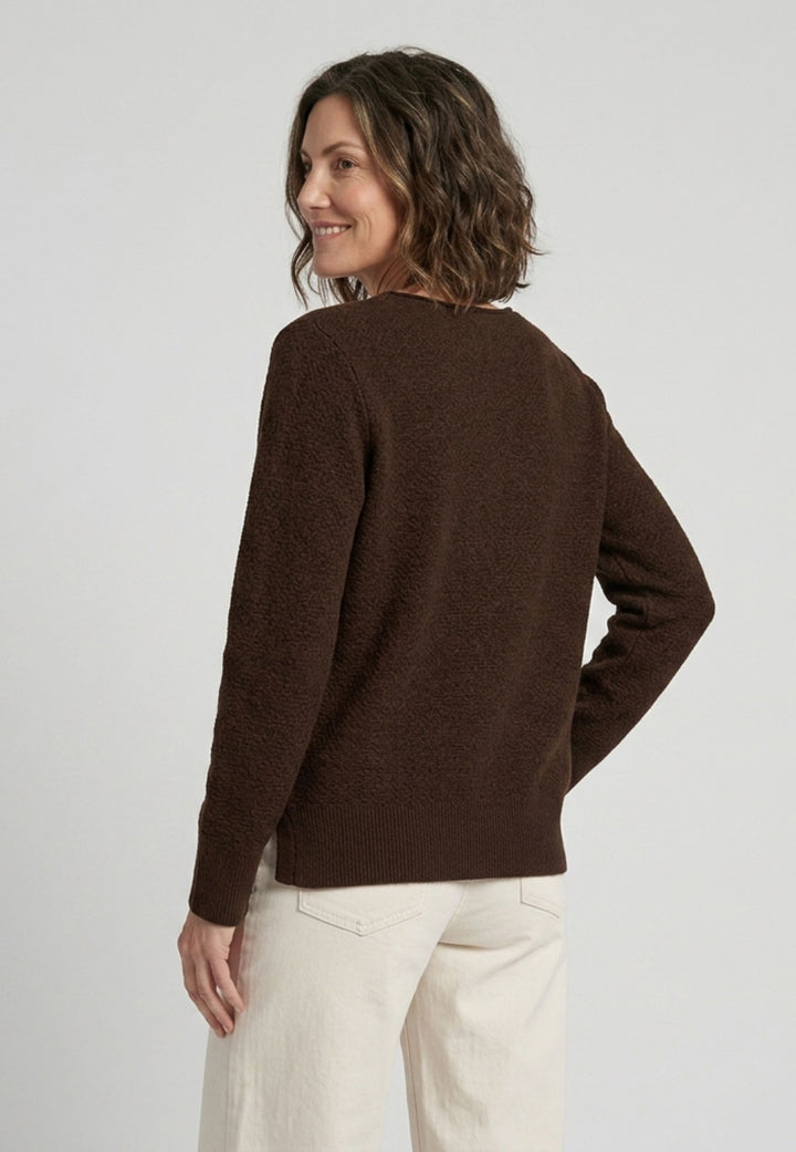 Lind LiEstell Knit Pullover 1500 BROWN
