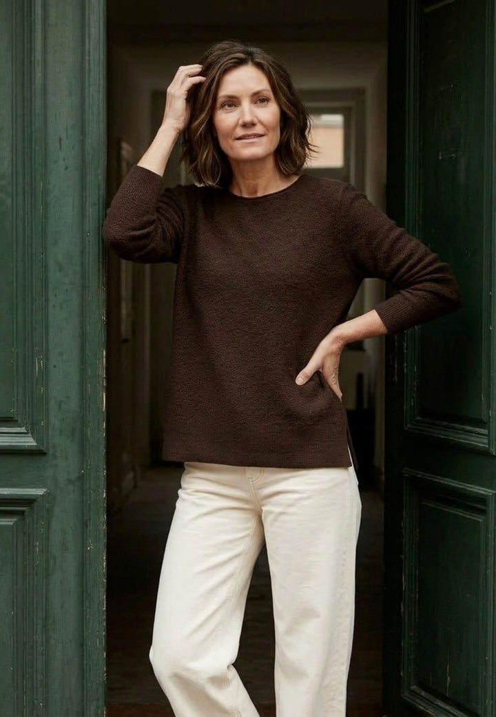 Lind LiEstell Knit Pullover 1500 BROWN