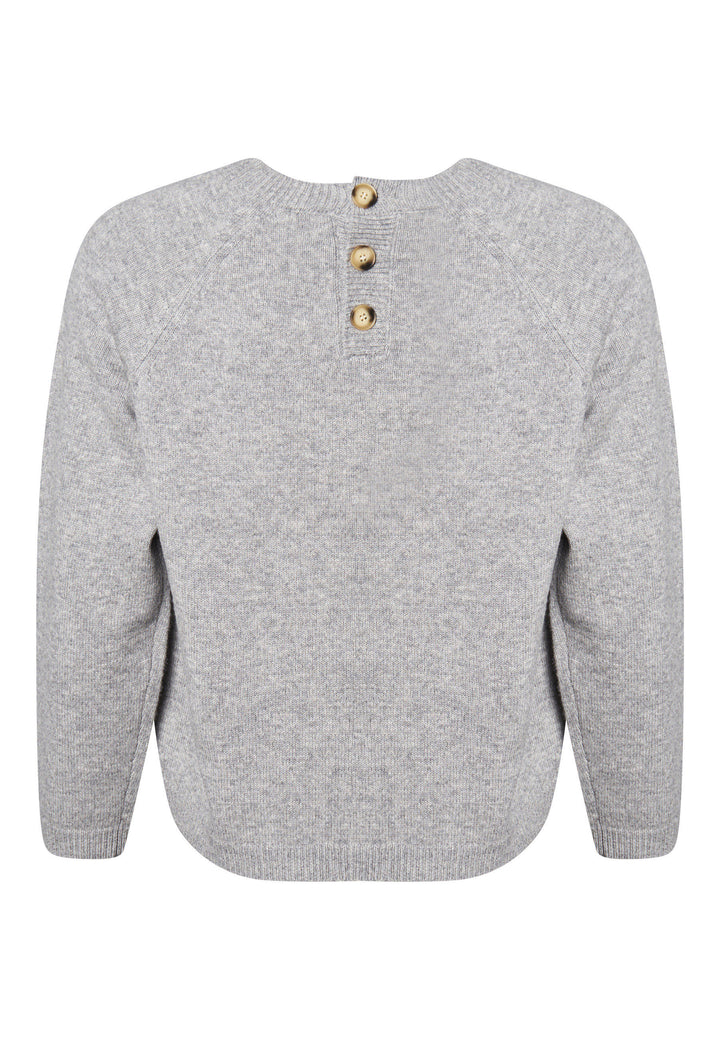 Lind LiEva Knit Pullover 9450 LIGHT GREY MELANGE