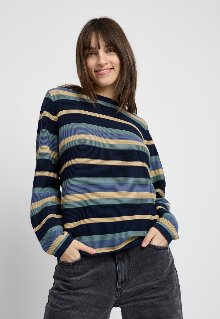 Lind LiFaya Knit Pullover 5999 NAVY BLUE