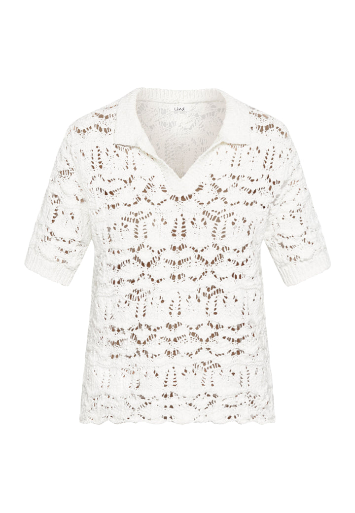 Lind LiFlorina Knit Pullover 1000 OFF WHITE