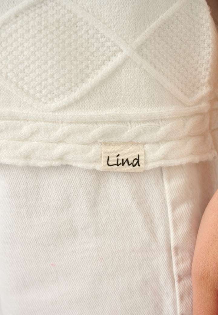 Lind LiGloria Knit Pullover 1000 OFF WHITE