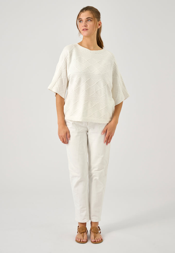 Lind LiGloria Knit Pullover 1000 OFF WHITE