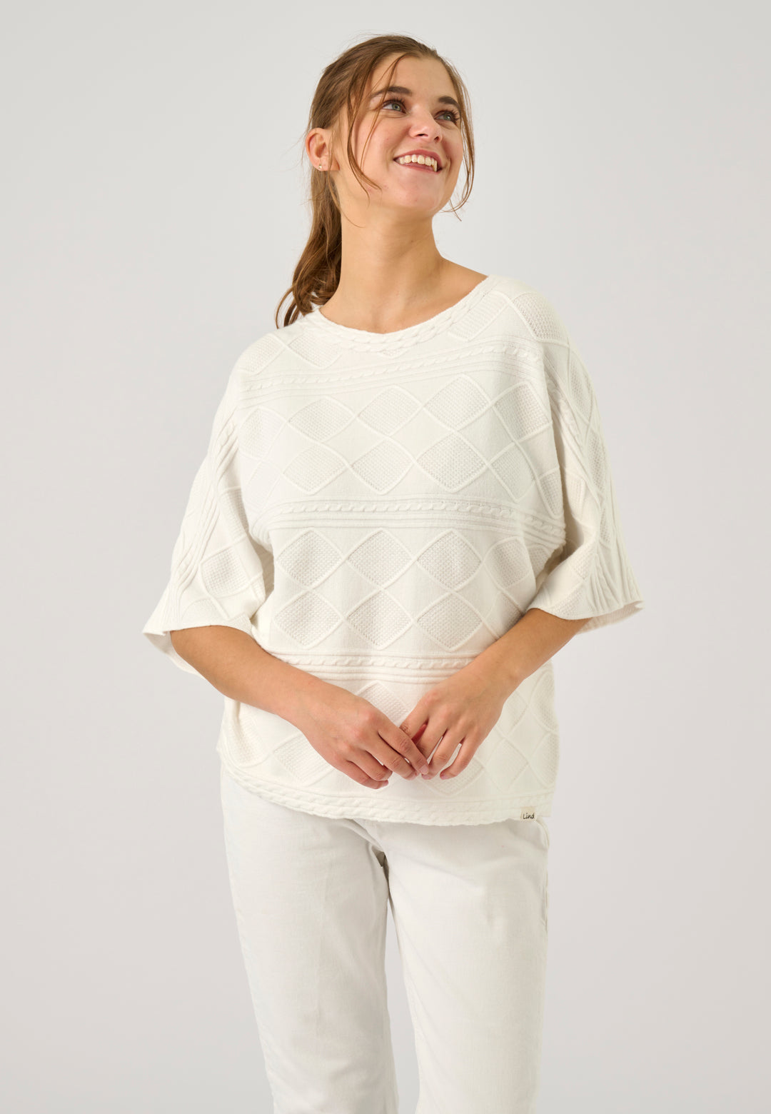 Lind LiGloria Knit Pullover 1000 OFF WHITE