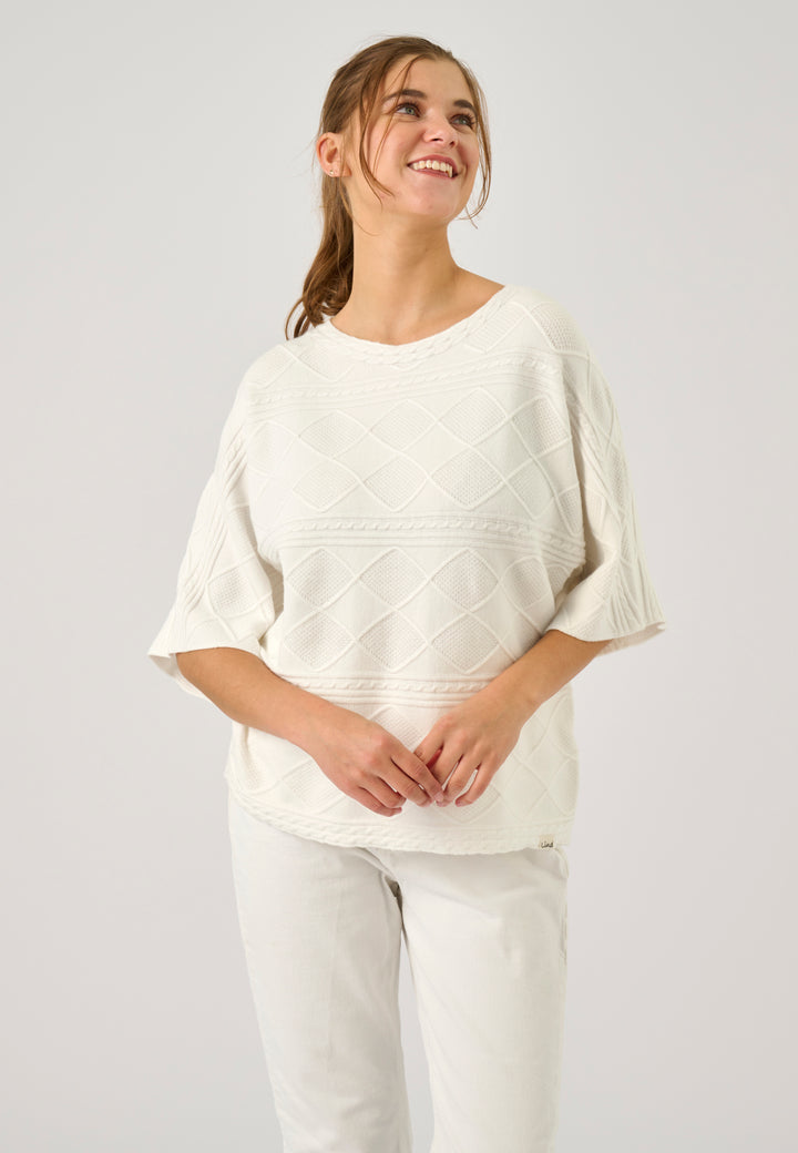 Lind LiGloria Knit Pullover 1000 OFF WHITE