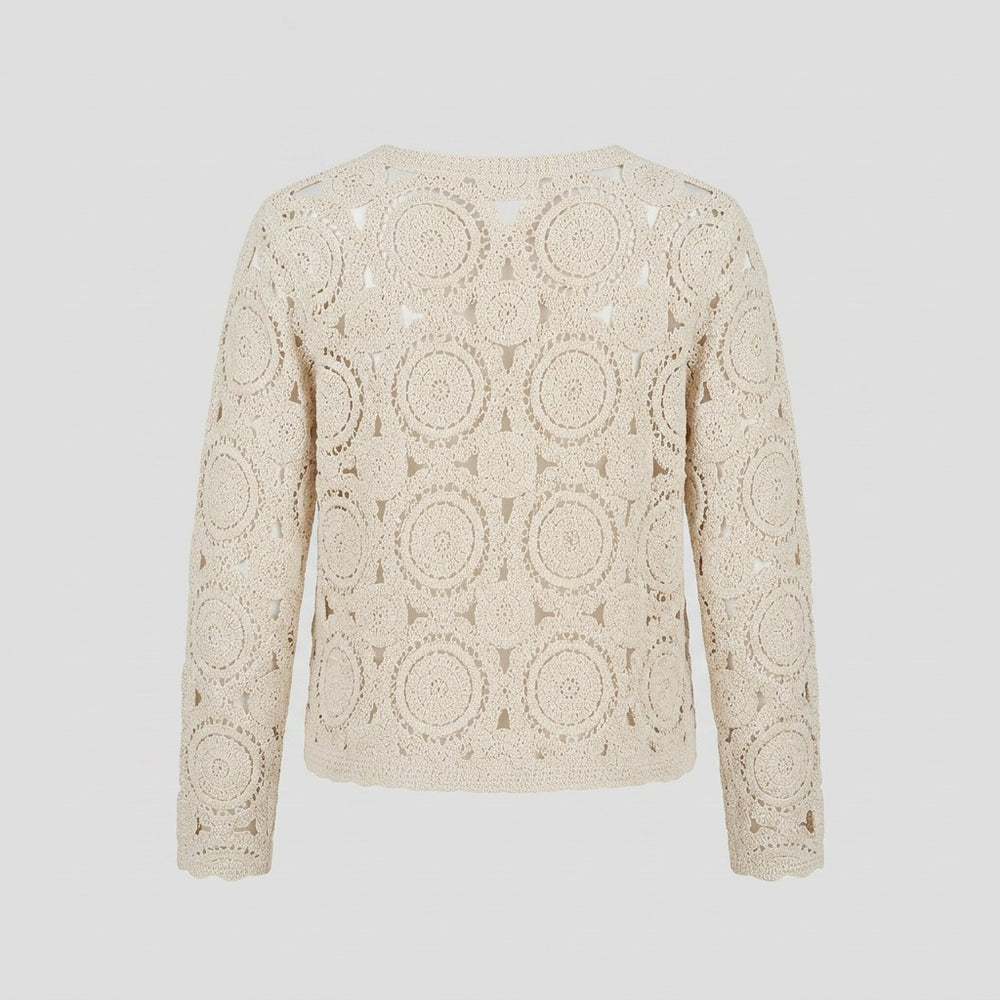 Lind LiHelen Knit Cardigan 1000 OFF WHITE