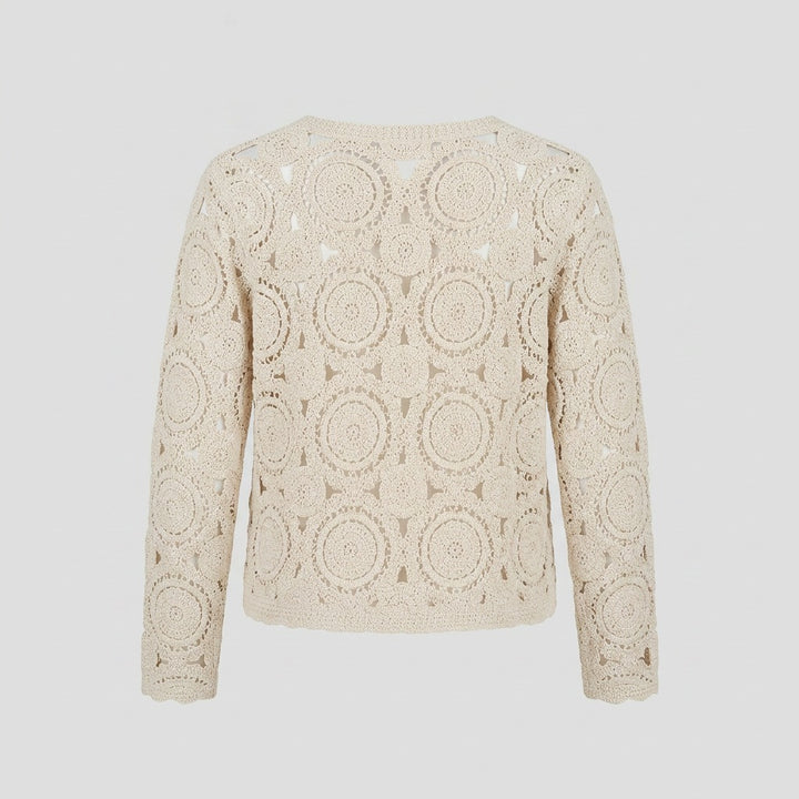 Lind LiHelen Knit Cardigan 1000 OFF WHITE