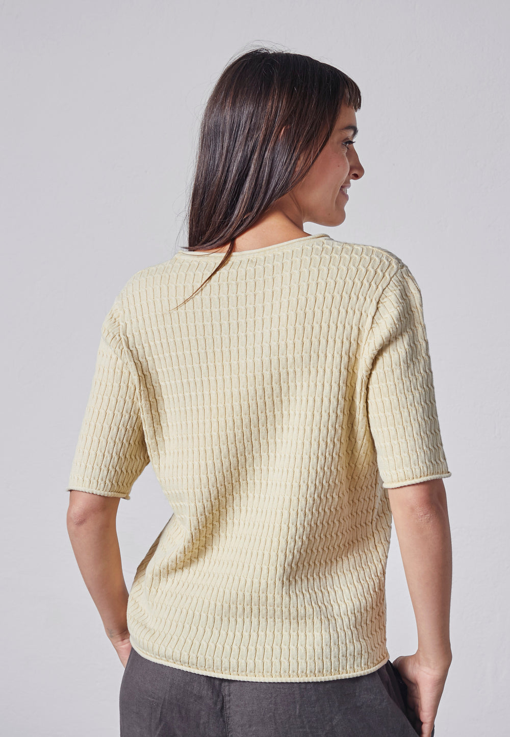 Lind LiInge Knit Pullover 4050 Straw yellow