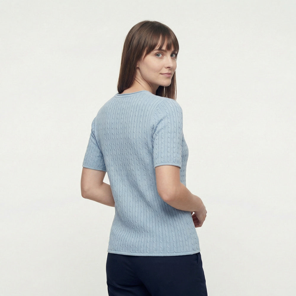 Lind LiInge Knit Pullover 5000 LIGHT BLUE