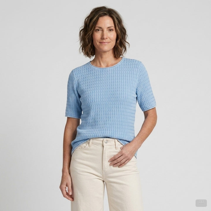 Lind LiInge Knit Pullover 5000 LIGHT BLUE