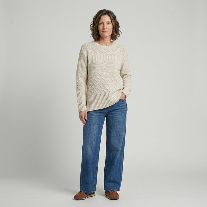 Lind LiJodie Knit Pullover 1000 OFF WHITE