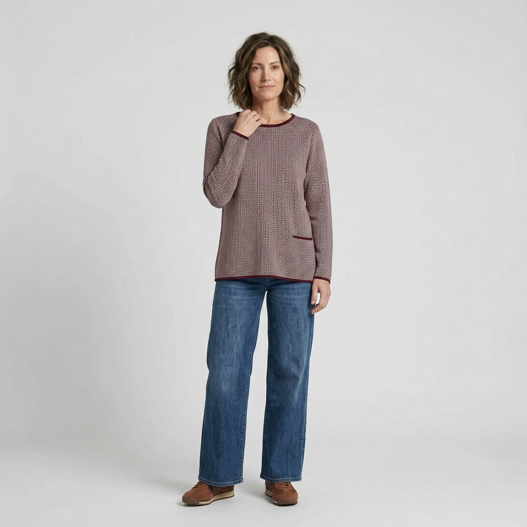 Lind LiJuliet Bluser 2502 Wine Red