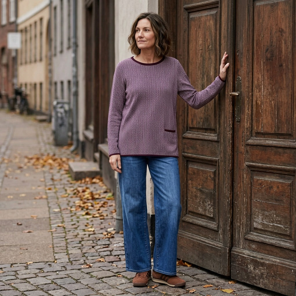 Lind LiJuliet Bluser 2502 Wine Red