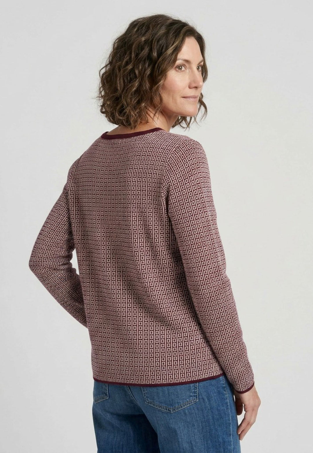 Lind LiJuliet Knit Pullover 2502 Wine Red