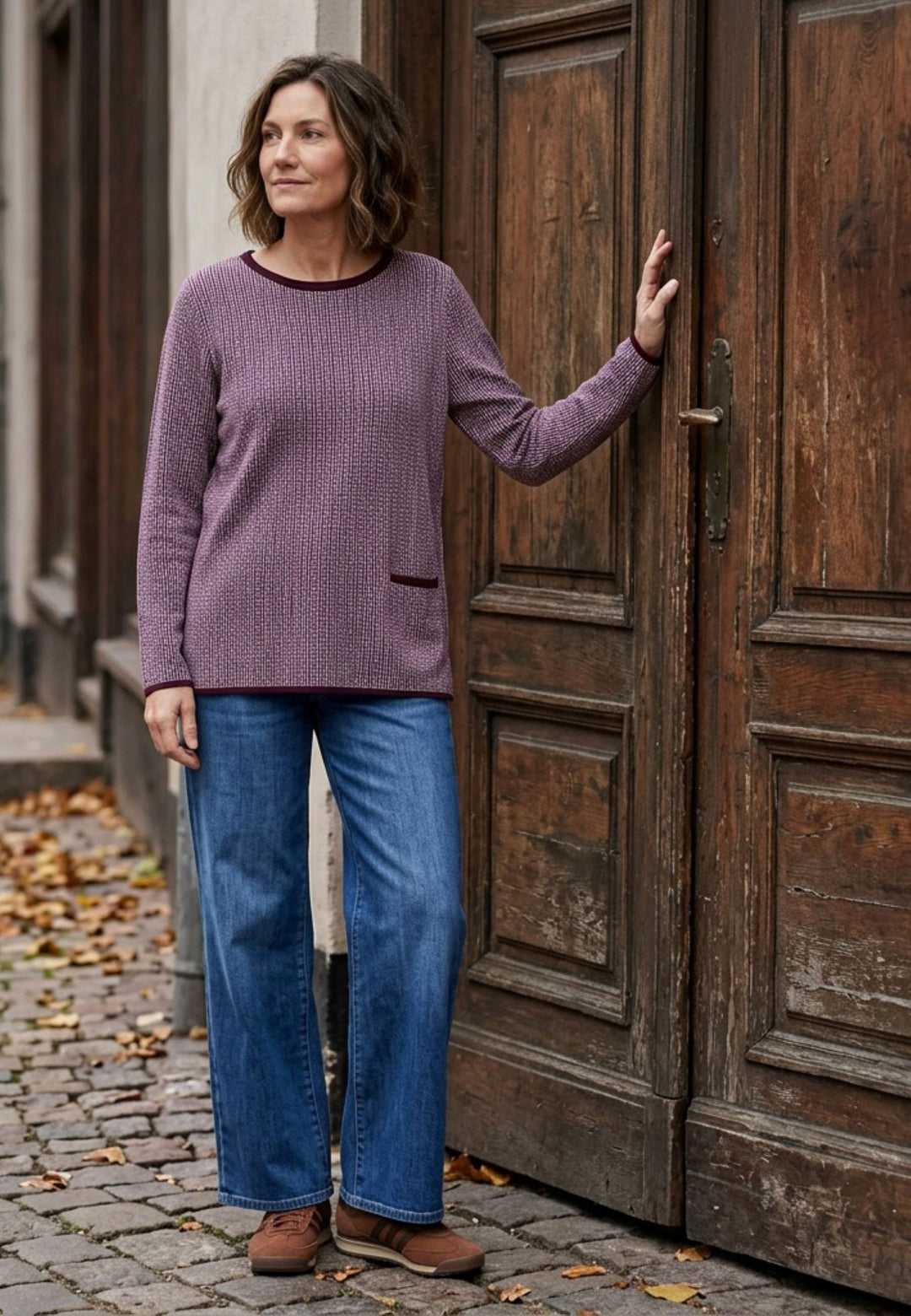 Lind LiJuliet Knit Pullover 2502 Wine Red