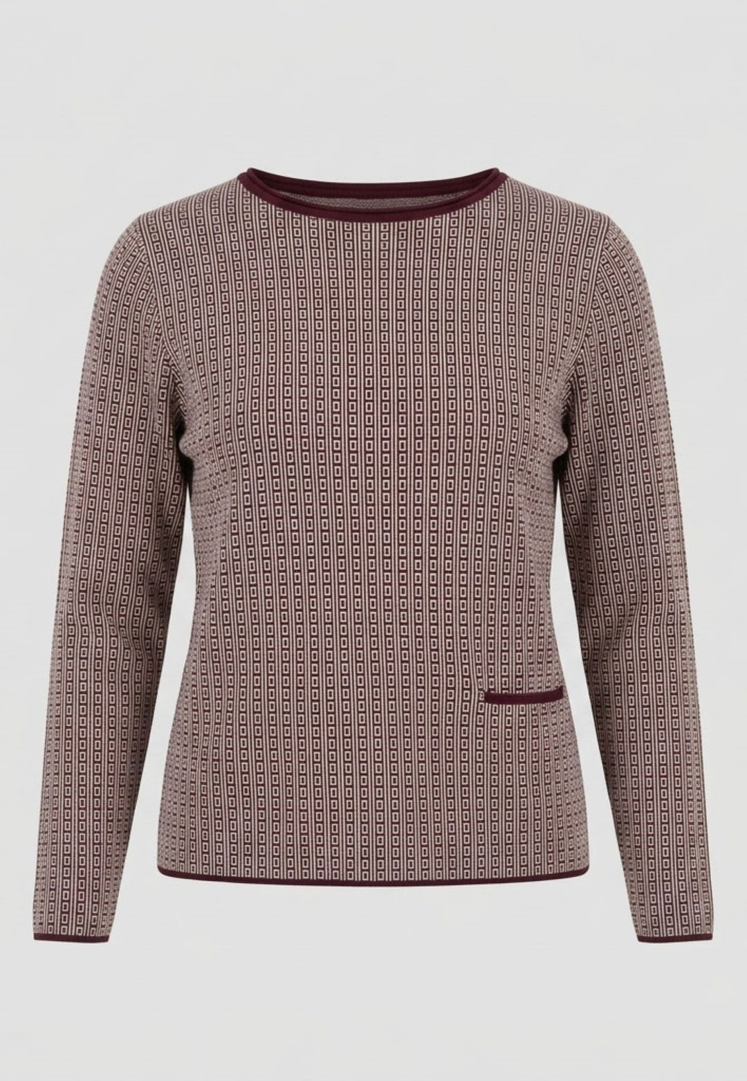 Lind LiJuliet Knit Pullover 2502 Wine Red