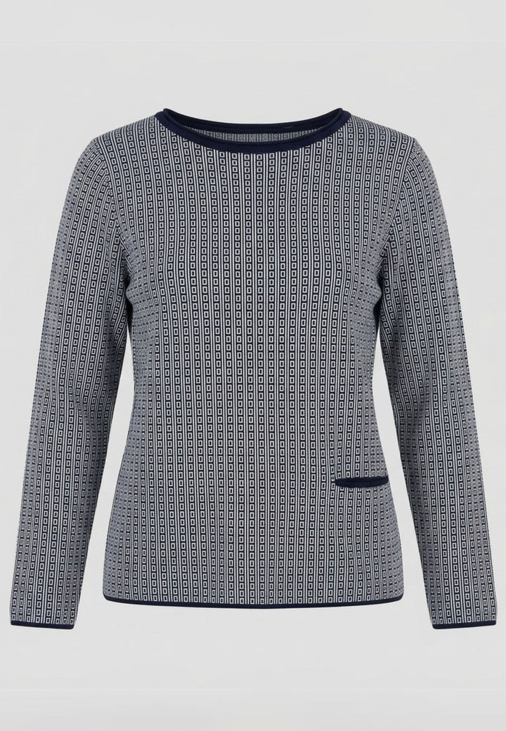 Lind LiJuliet Knit Pullover 5999 NAVY BLUE
