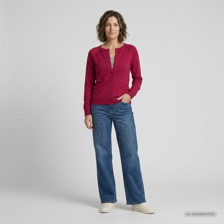 Lind LiKarina Knit Cardigan 2510 Norwegian red
