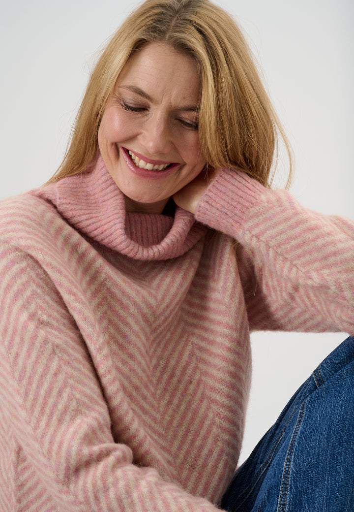 Lind LiKarina Knit Pullover 2050 Rose Melange