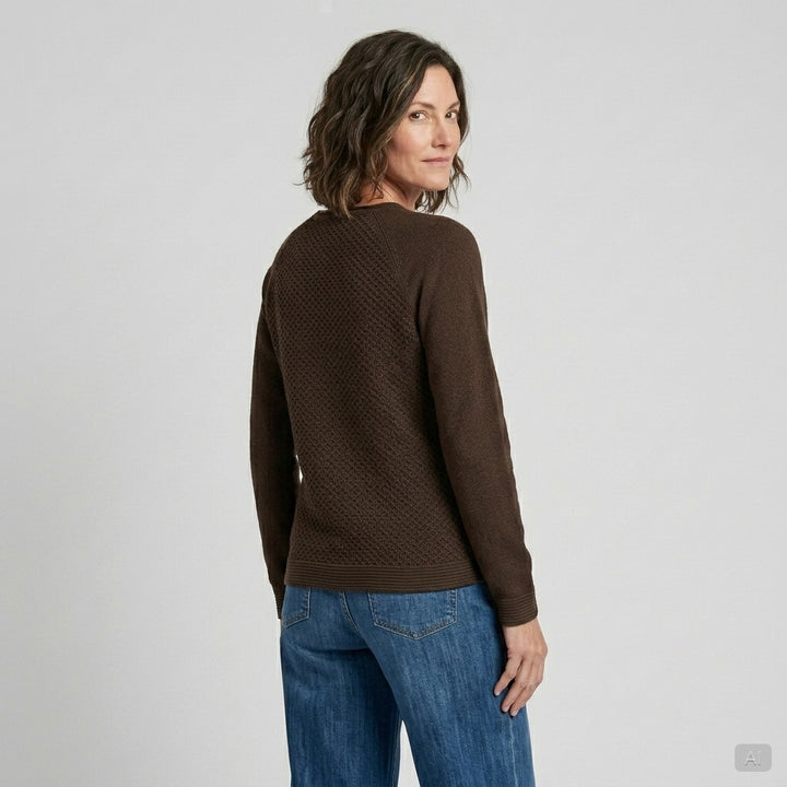 Lind LiKate Knit Pullover 1500 BROWN