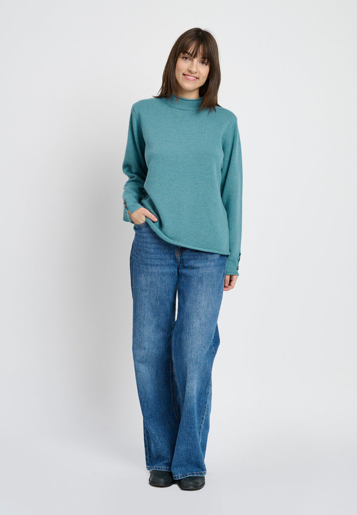 Lind LiKathlyn Knit Pullover 3111 dusty aqua