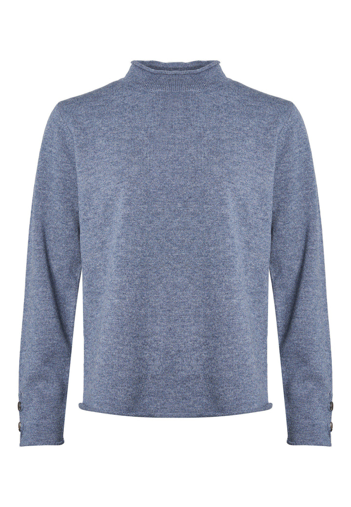 Lind LiKathlyn Knit Pullover 5650 blue melange